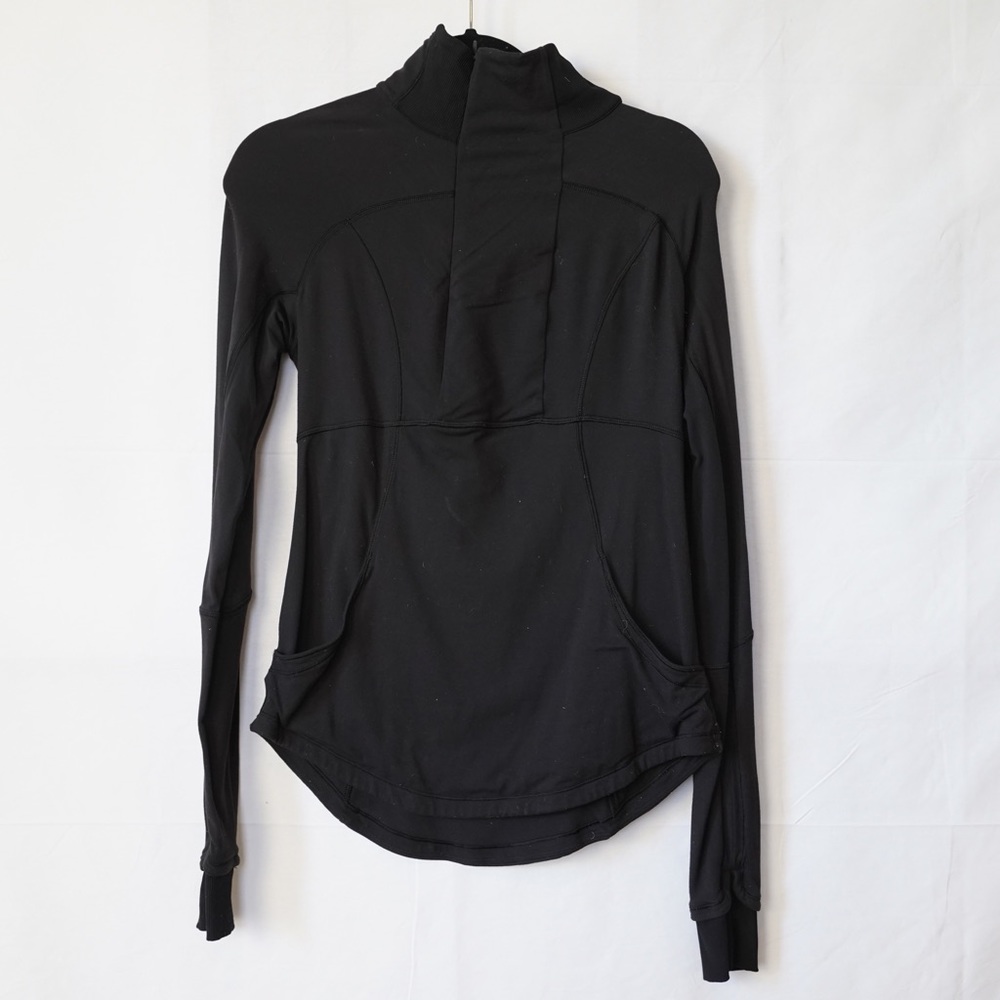 Lululemon Black Quarter Zip size 8